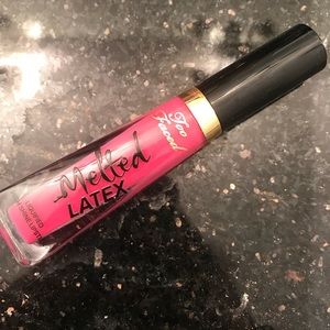 Too Faced Melted Latex in But First, Lipstick